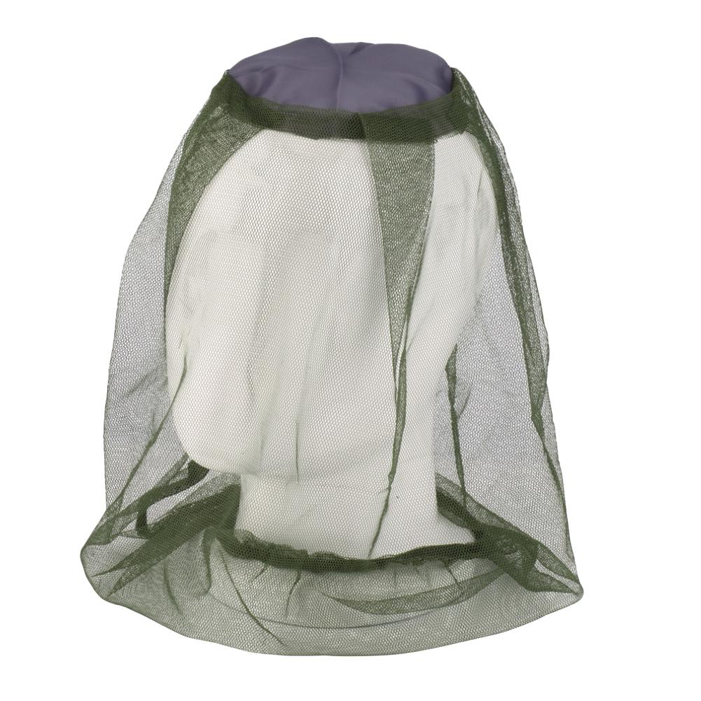 Fine Holes Mesh Durable Fly Screen Premium Anti Mosquito Insect Head Mesh Net Face Protector for Camping Cap Garden Supplies