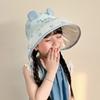 Children's hat new sun hat summer sun hat cartoon letter foldable boys and girls outdoor