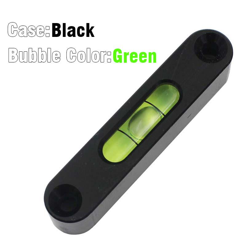 Mini Bar Metal Level High Precision Long Strip Horizontal Bubble Spirit Leveling Ruler 50x10x10mm