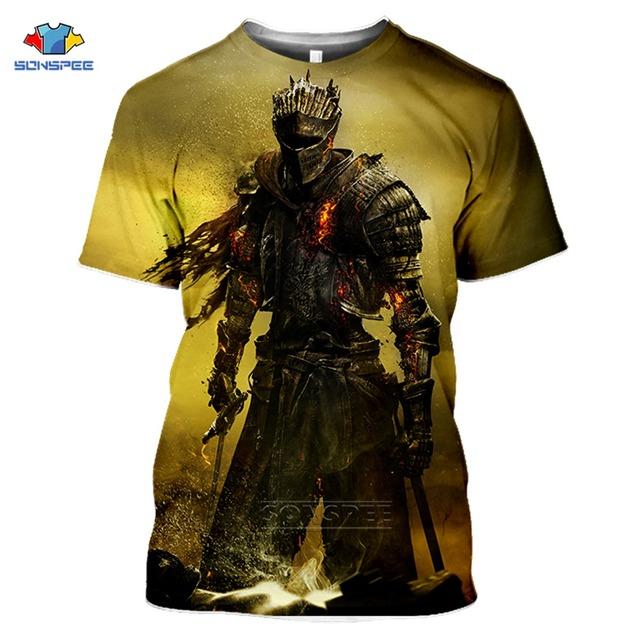 Yaz Erkek T-Shirt Moda 3D Baskı T Shirt Oyun Kadın Rahat Sokak Şıklığı Serin Spor Üst