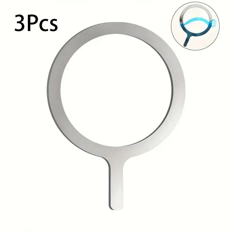 Universal Magnet Sticker Magnetic Adapter Ring Suitable for Magsafe IPhone Wireless Charging Cellphone Round Metal Plate Ring