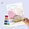 With Pigment Gouache Graffiti Book Specialty Paper Watercolor Painting Book   Color Cognition