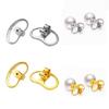 4pcs Earring Stoppers Backings Pierced Safety for Ear Studs Big Earring Lifters