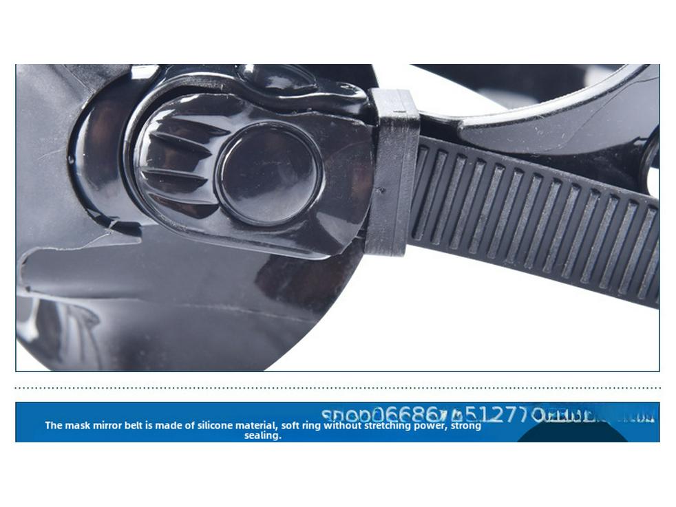 Adult Snorkeling & Diving Mask Set: HD Anti-Fog Tempered Glass Goggles
