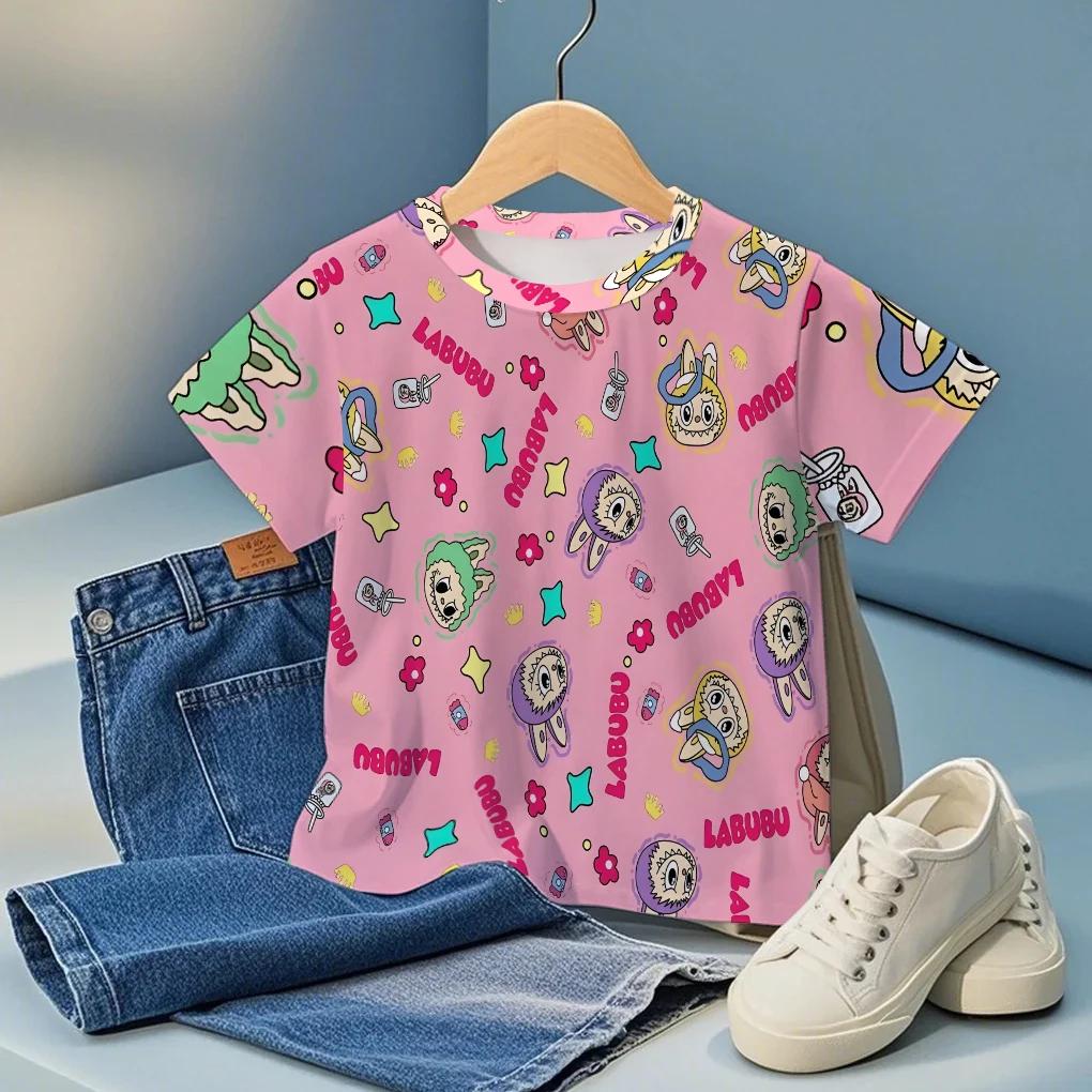 Cute Boys Girls Clothes Cartoon Character Graphic Print Child T Shirts Cool Comfortable Fashion Tops Birthday Party Gifts