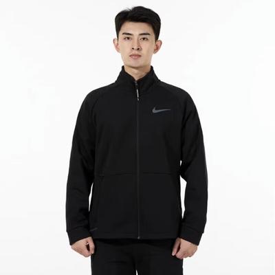 Men's Stand Collar Jacket Sports Training Knit Outerwear