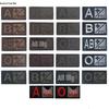 Група крові A+B+AB+O+ Вишитий ID-патч на липучці для руки