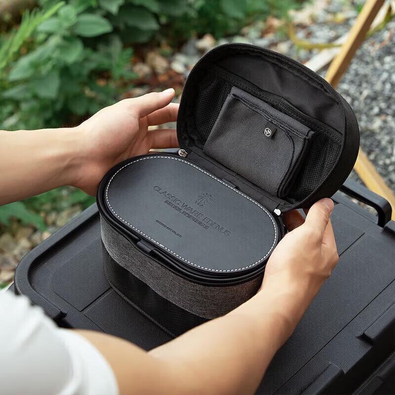 Edenus Mountains & Rivers Green Glaze Travel Tea Set