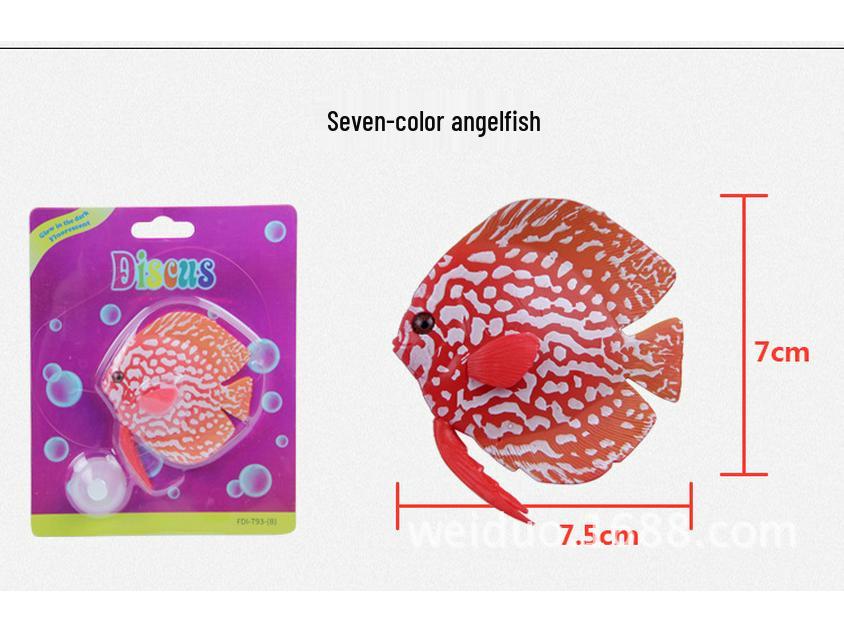 Aquarium Landscape: Swimming Luminous Plastic Fish Decorations