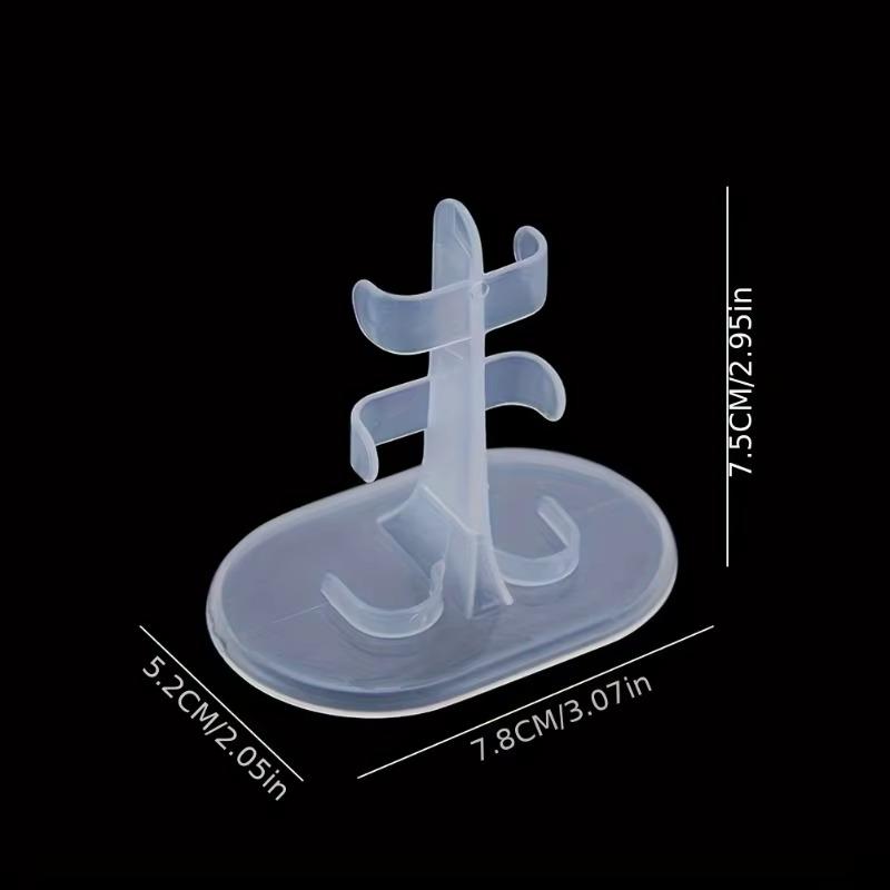 30pcs Transparent PVC Doll Stand Display Stands Movable Leg Clip for Collectible Figures Plastic Puppet Support Stand Home Decor