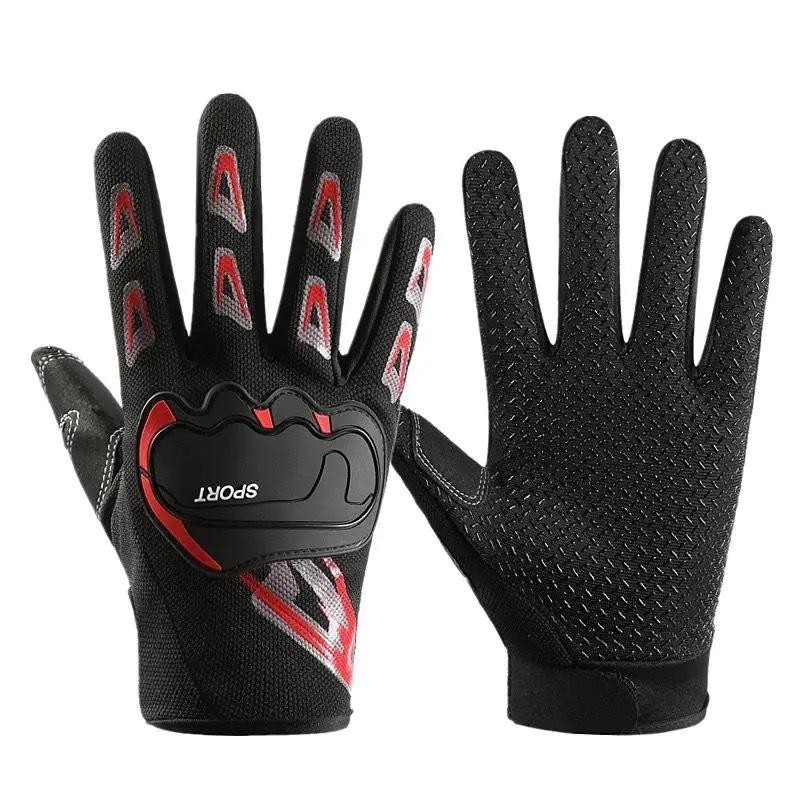1Pair Motorcycle Gloves Summer Mesh Breathable Moto Gloves Men Women Touch Screen Motocross Gloves