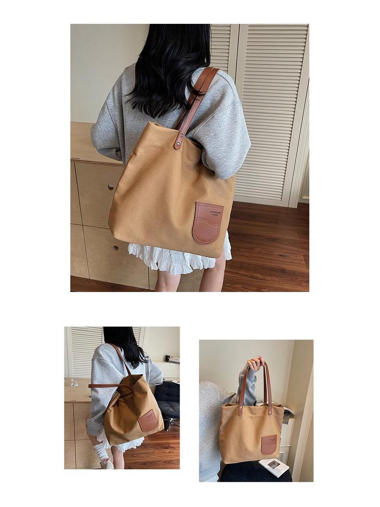 Canvas Women's Tote - Large Capacity, Versatile Casual Shoulder Handbag