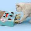 Cat Toy Whack-a-Mole Cat Scratching Board Toy Grinding Claw Rest Play Funny CatInteractive Multifunctional Cat Supplies
