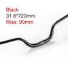 BUCKLOS Manubrio MTB 580/620/720/780MM Manubrio a Rondine per Bicicletta 25.4MM 31.8MM Manubrio per Mountain Bike in Alluminio Riser Bar