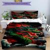 3pcs Dragon Fantasy Bedding Set, Includes Without Pillow Inserts, Soft Comfortable Bedding Set,All-Season Use a0924067