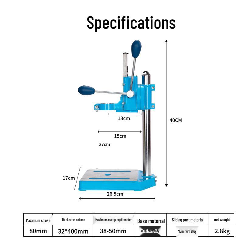 Multifunctional Drill To Drill Press Universal Stand Set
