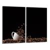 Glas-Kochfeld-Schutzplatte 2x30x52 Kaffee