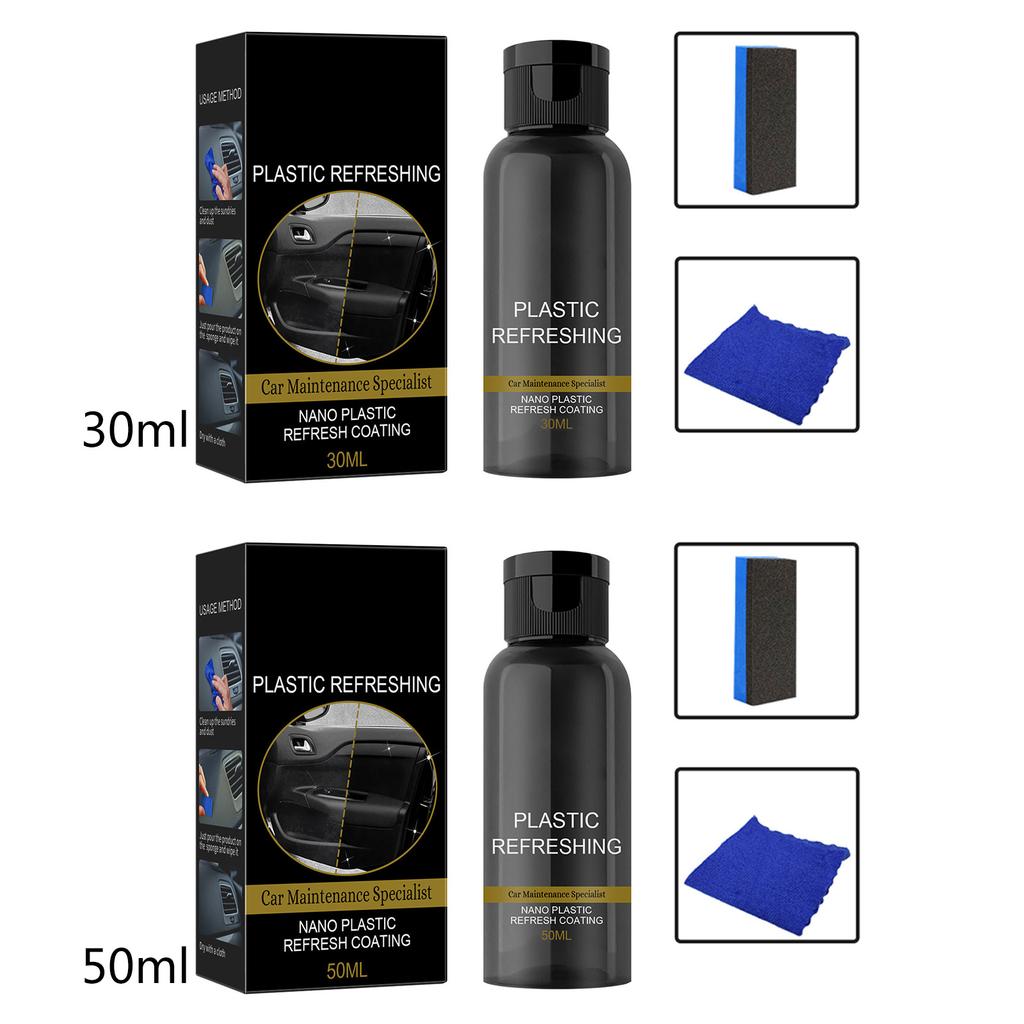 Car Detailing Cleaner & Plastic Restorer Works Best To Clean Simulated and Protect UV Faded Interior or Exterior Vinyl