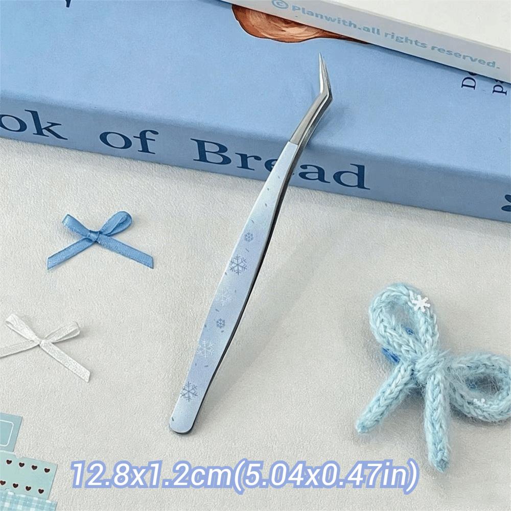 Edelstahl Wimpernpinzette Wimpernverlängerung Pinzette Miniatur Szenen Aufkleber