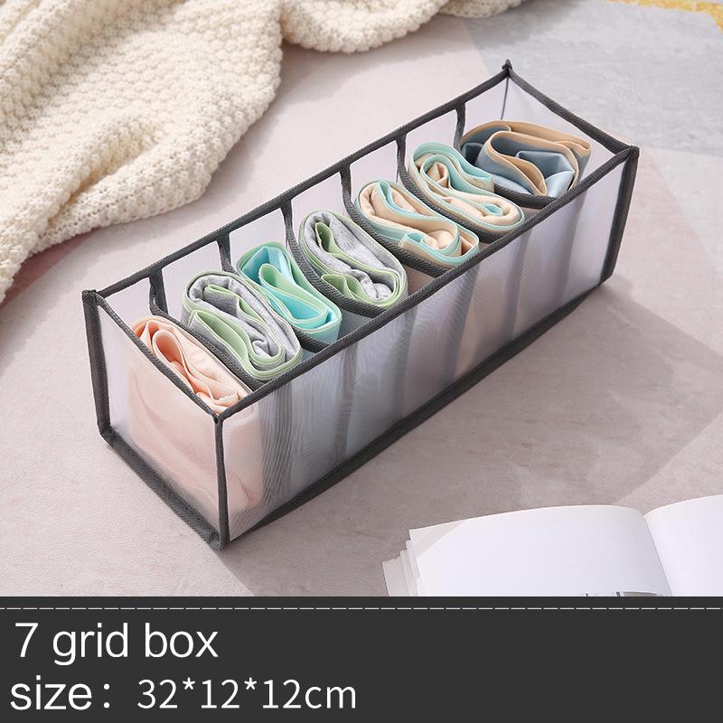 Closet Organizer for Underwear Panty Home Cabinet Divider Storage Box Home Organizers for Clothes Foldable Drawer Boxes