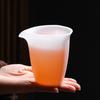 High-end Vegetarian-fired Suet Jade Porcelain Ice-type Kung Fu Tea Set, Household Gifts for Customers, High-end Business Gift Set