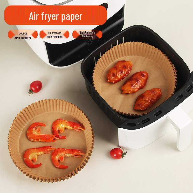 FDA & CE Certified Non-stick Oil-proof Air Fryer Paper and Oil-absorbing Silicone Paper