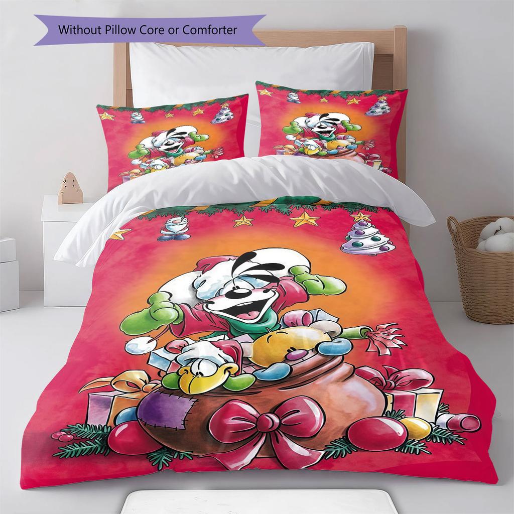Diddl Bettwäsche Steppdecke Set Bettbezug Kissenbezug Heimdekoration Geburtstagsgeschenk (1 Bettbezug + 2 Kissenbezüge, ohne Füllung)