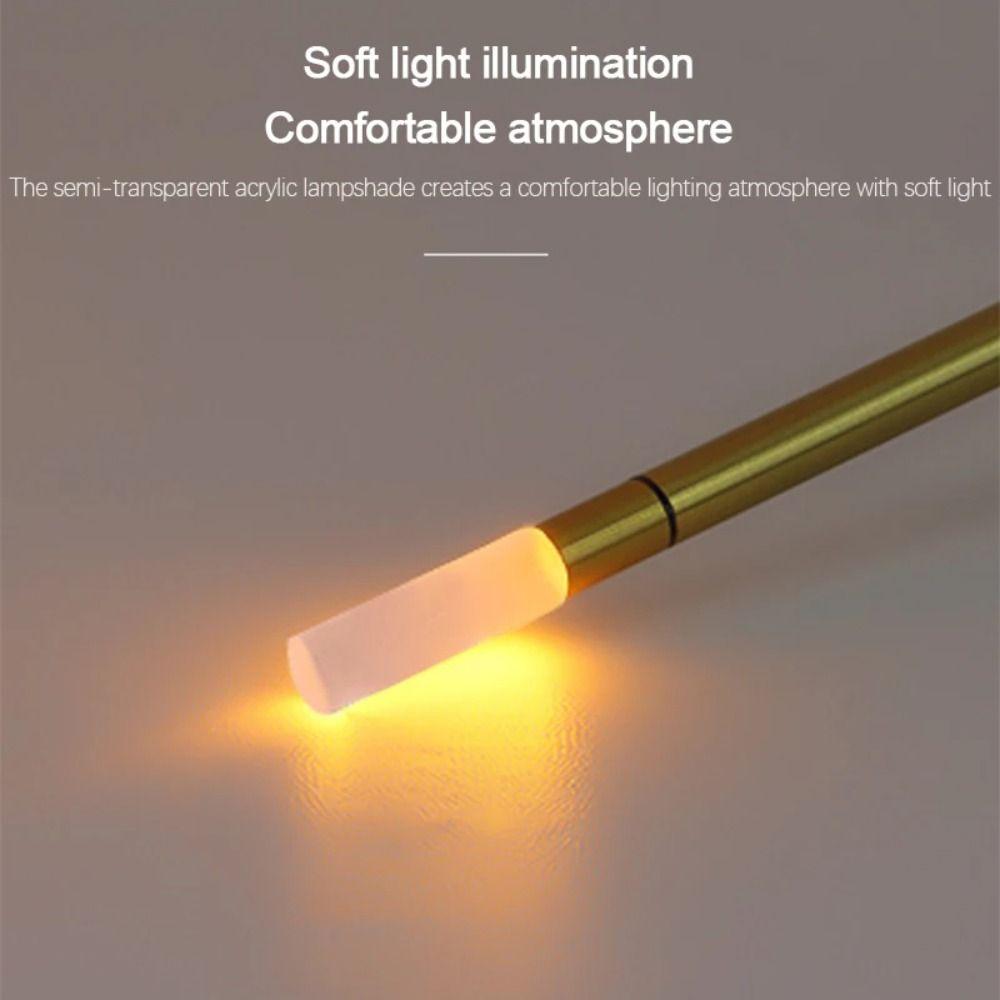 New Candlelight Table Lamp LED Dimmable Atmosphere Light Touch Switch Rechargeable Decor Light Living Room