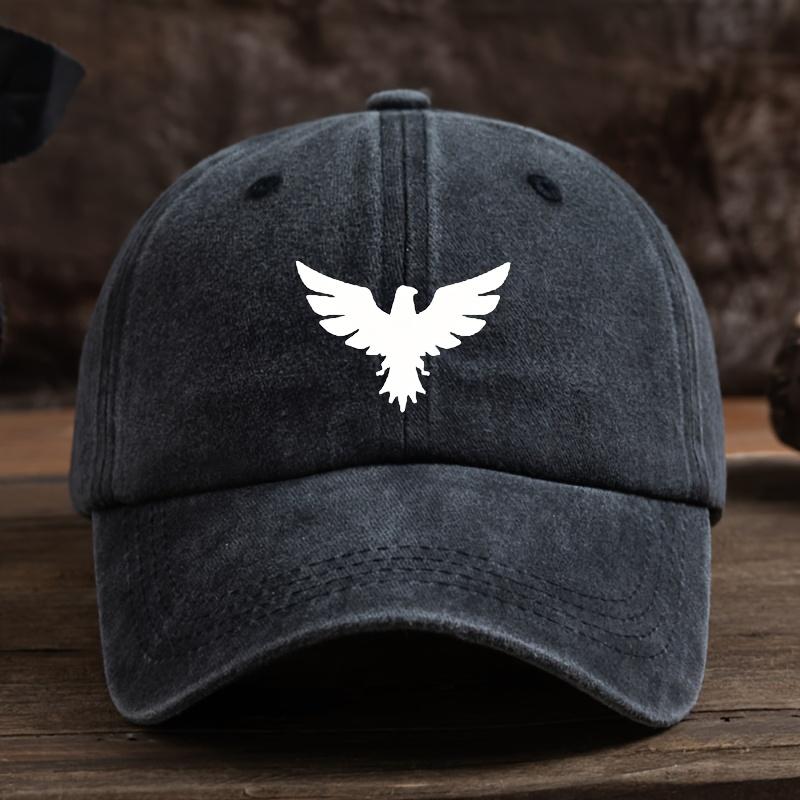 Fun Eagle Print Baseball Hat Unisex Outdoor Fashion Versatile Peaked Hat Trend чёрный