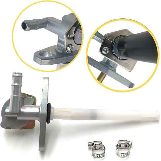 Fuel Valve Petcock For Honda Recon 250 1997-2024/ Rancher 350 400 420 / Foreman 400 450 Rubicon 500, For Honda TRX250 TRX350 TRX400 TRX420 TRX450