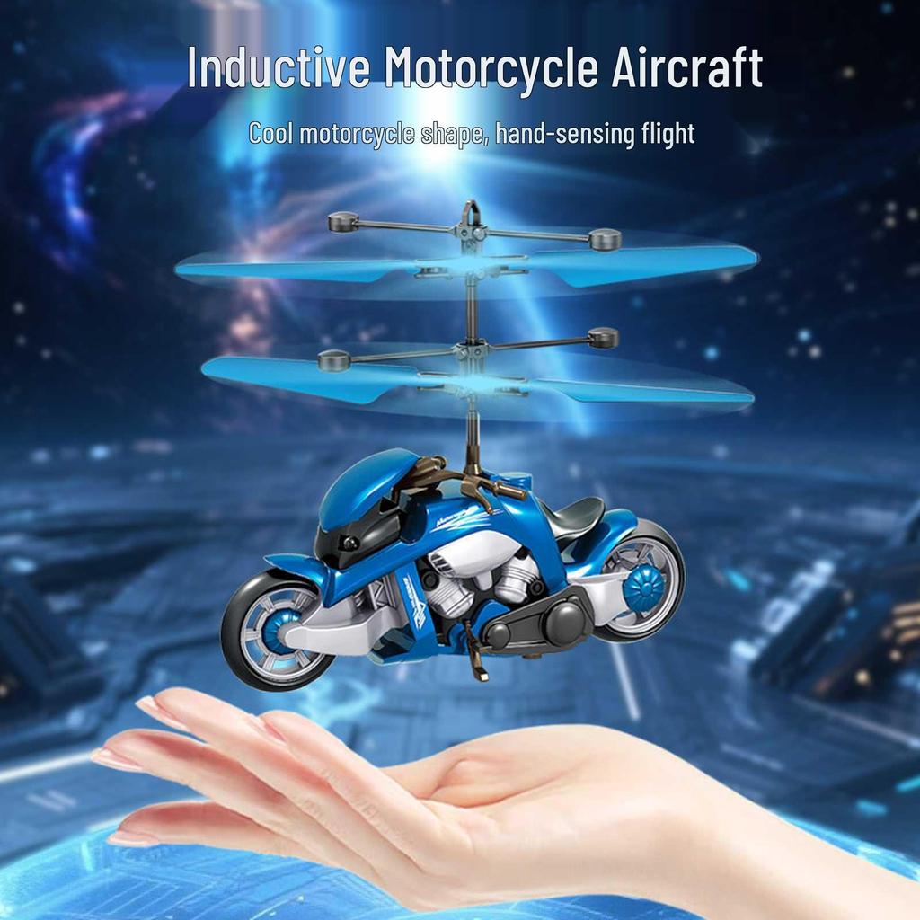 Induction Flying Motorcycle Toy for Kids