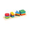 Kids Stacking Building Block Toy Toddlers Boys Girls Geometric Shapes Sorting Color Learning Fine Motor Skills Educational Building Block Toy