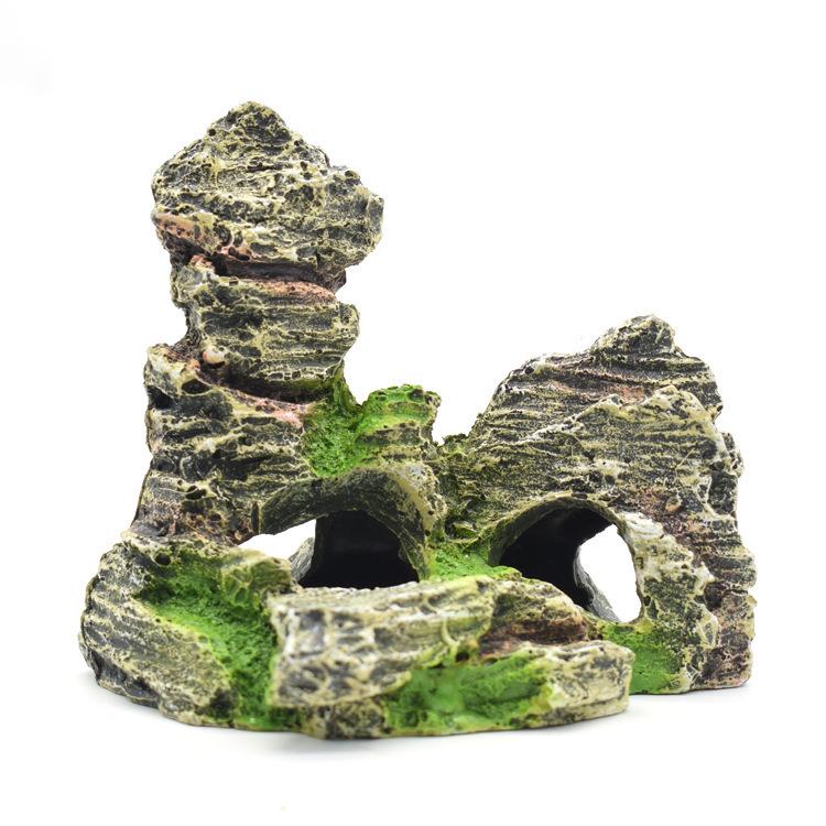 Aquarium Rockery Resin Decoration: Artificial Mountain for Fish Tanks