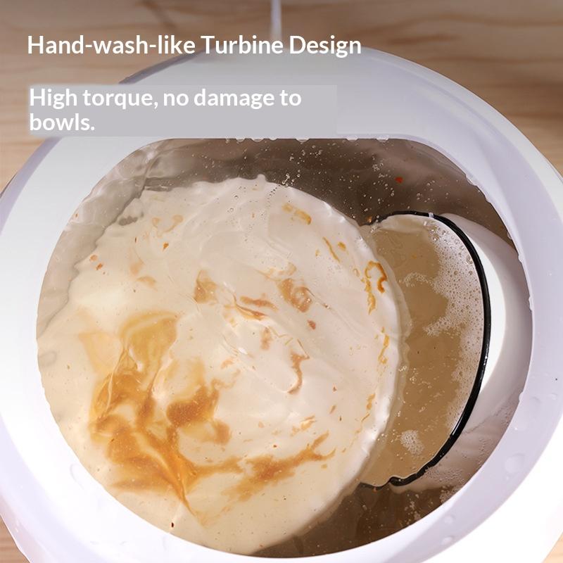 Folding Dishwasher Household Small Mini Turbine Dishwasher Fruit and Vegetable Washing Machine MINI Dish Washer