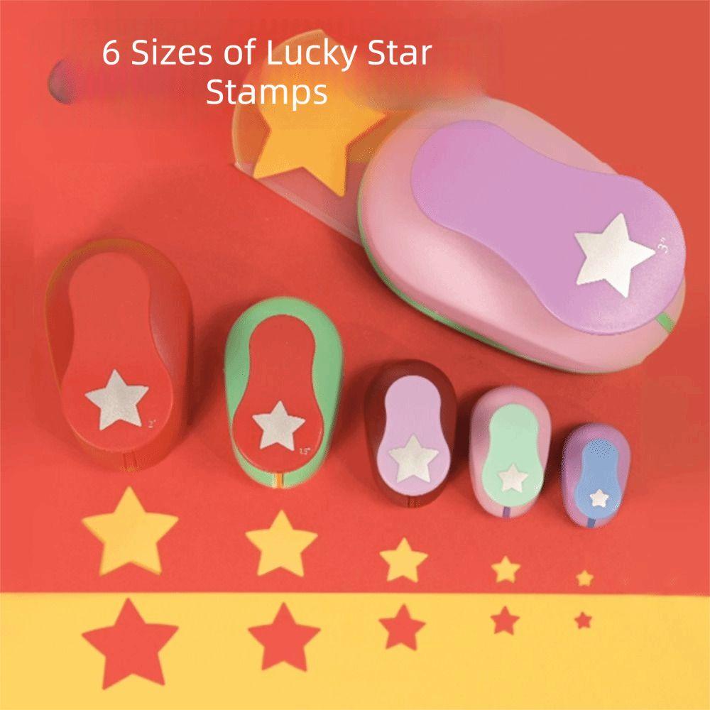 Paper Cutter Crafts Hole Puncher 8/16/22/31/50mm Star Punching Machine  Card Making