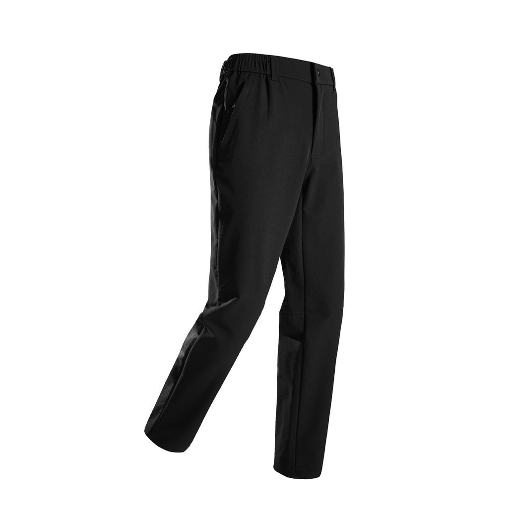 Outdoor Men's Mountaineering Sports and Casual Thin Soft Shell Pants Straight Trousers Commuting Droop Trousers
