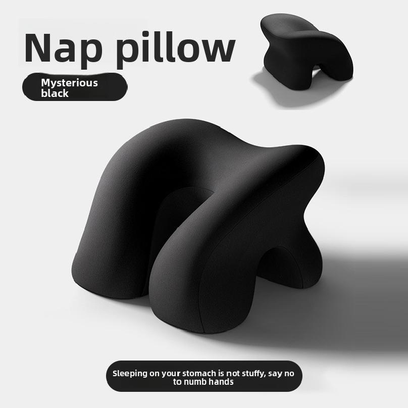 

U Shape Travel Pillow Memory Foam Sleep Aid Airplane Car Nap Ergonomic Head Support Portable Neck Rest Flight Cushion чёрный