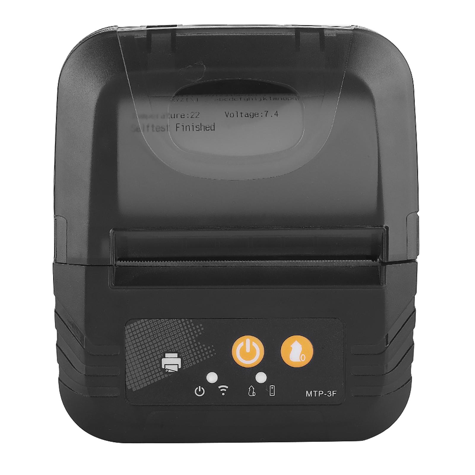 

Портативный термопринтер этикеток для машины для печати чеков на вынос с Bluetooth 78 мм US Plug