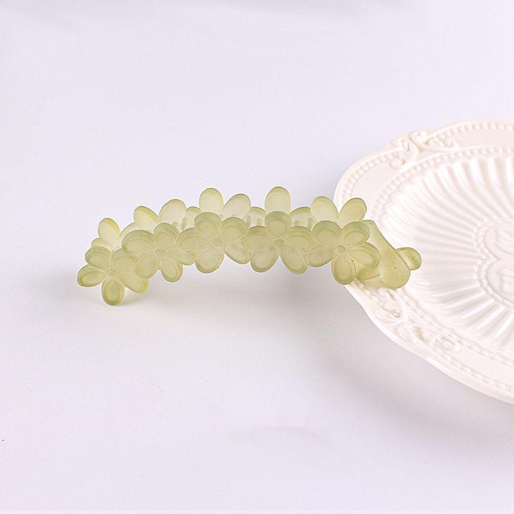 Sweet Shower Women Fashion Accessories Hair Claw Flower Banana Clips Acrylic Vintage Hair Clips