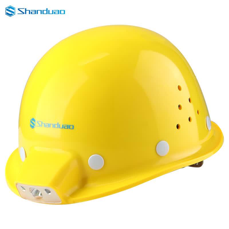 Industrial Safety Helmet with Integrated Light
