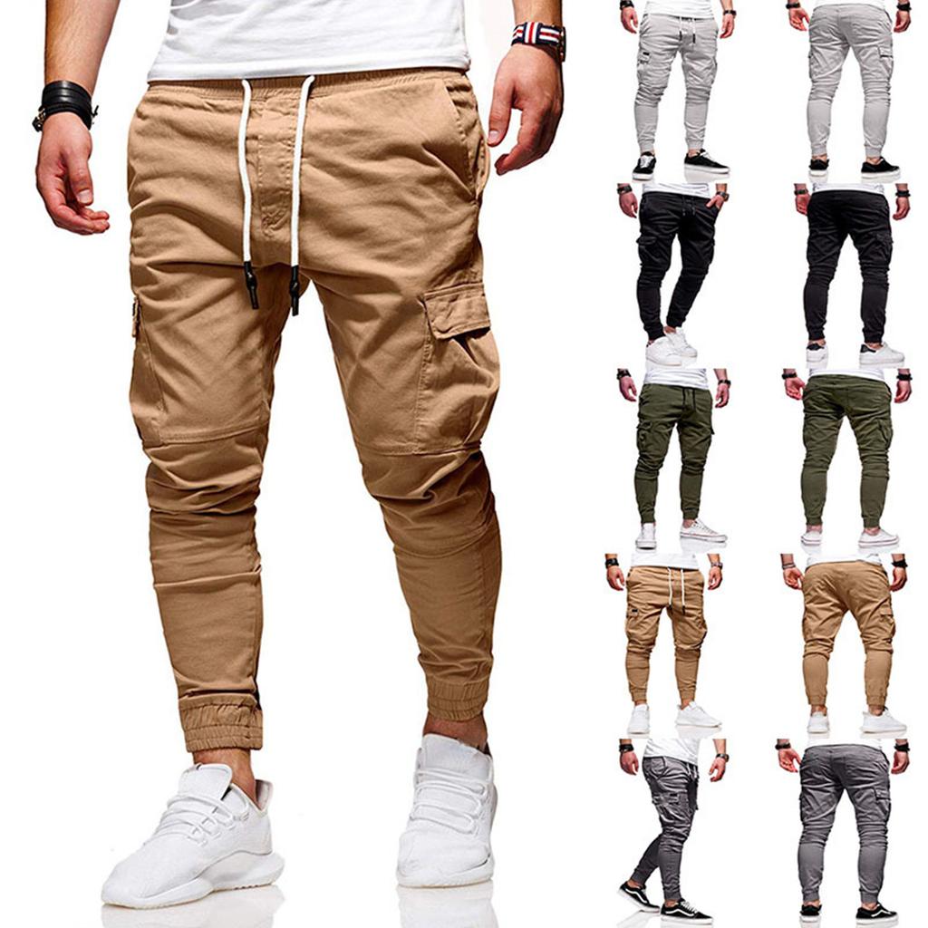 Men's Sports Casual Jogging Trousers Lightweight Hiking Work Pants Outdoor Pant