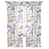Tower Building Sheer Curtains For Living Room Bedroom Tulle Curtains Kitchen Window Treatments Panel Drapes
