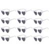 A84X-Wedding Heart Shaped Sunglasses Bachelorette Party Glasses Bridesmaid Groomsmen Gifts