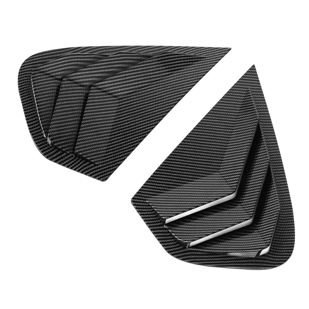 2 Pcs Rear Side Window Louver   Side Window Louvers Shutter Panel Trim for X6 E71 E72 2008 To 2014