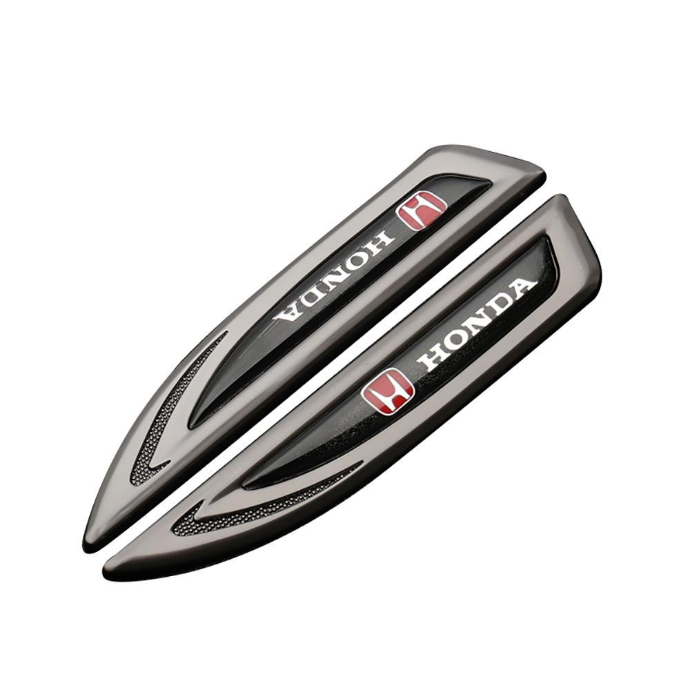 

Car 3D Metal Logo Side Body Fender Sticker Auto Decor Accessories For Honda CIVIC Mugen CITY Pilot Type R Type S RR Insight Jazz
