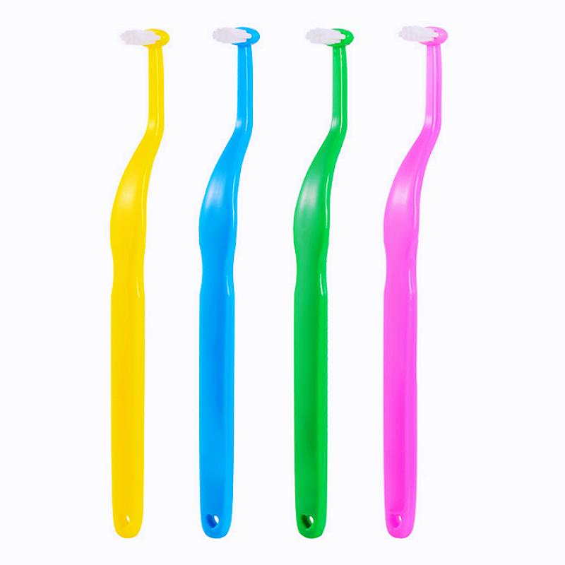 Dog Toothbrush Small Head Pet Toothbrush Side Brush Fot Dog Teeth Cleaning Soft Hair Dogs Toothbrushes Gromming Pet Supplies