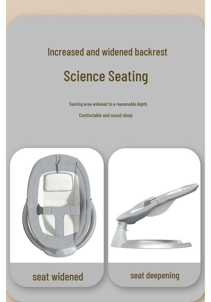 Electric Newborn Soothing Rocker: Baby Recliner & Cradle