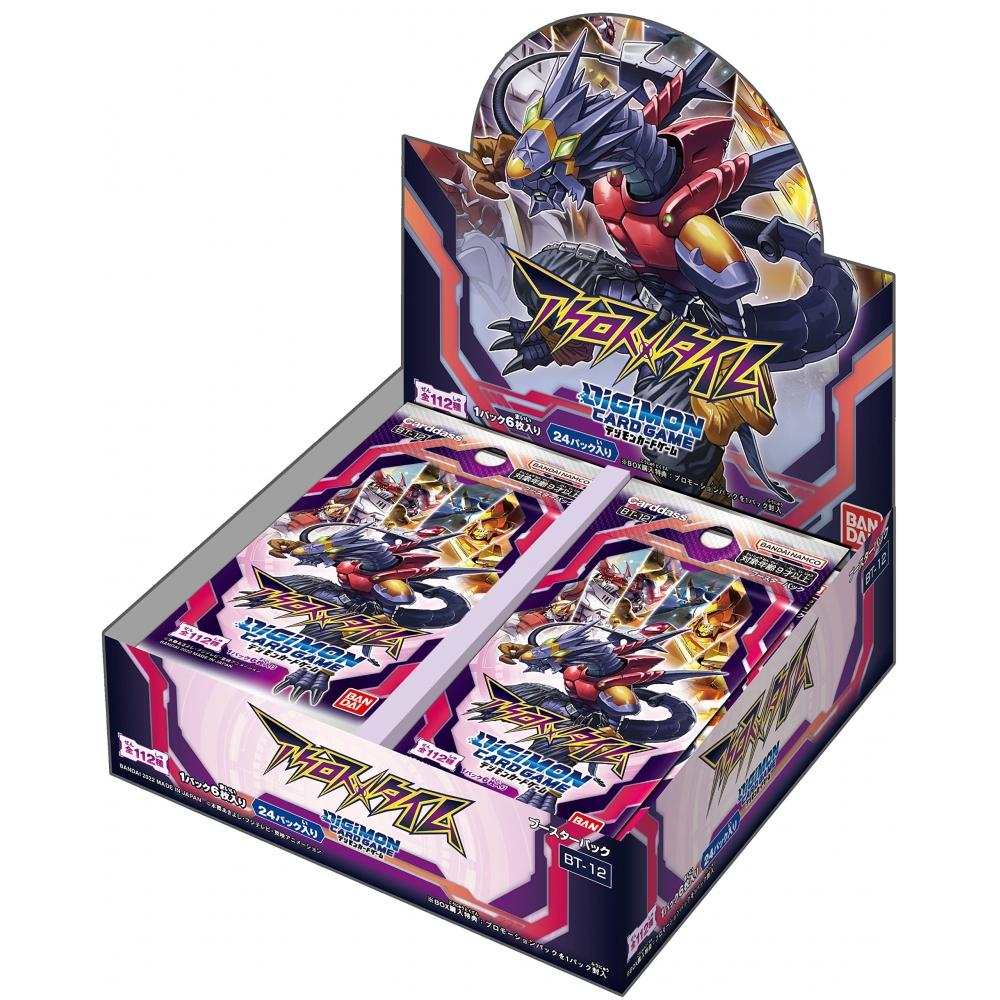 

Набор бустеров для карточной игры BANDAI Digimon сквозь время [BT-12] (BOX) 24 упаковки