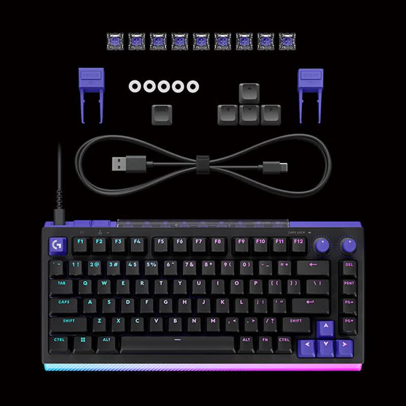 Logitech G512 X 75% Hot-Swappable RGB Wired Mechanical Keyboard