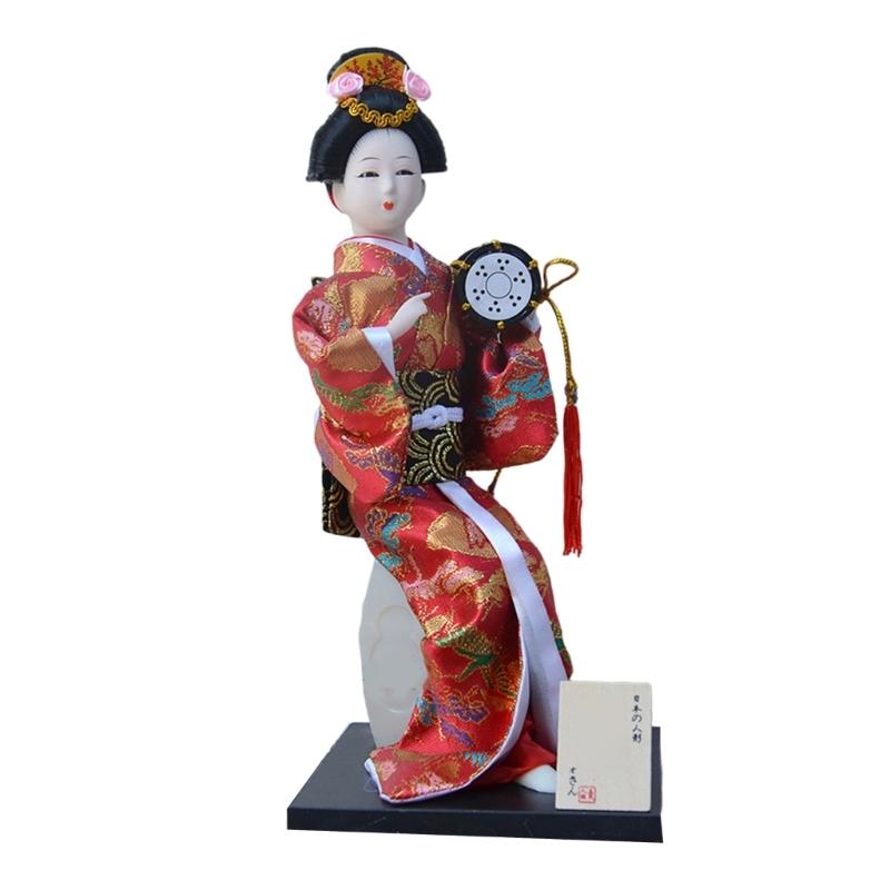 12Inch Handmade Kimono Dolls Ornamentation Ideal For Japanese Cuisines Restaurants And Home Room Authentics Decors